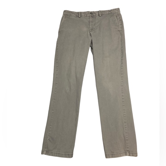 Old Navy Men’s Straight Gray Khakis 32x33 - Picture 1 of 3